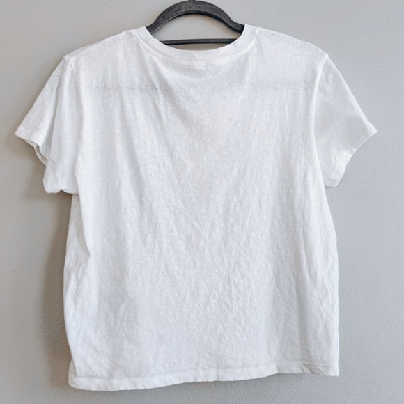 American Eagle White Graphic Shell of a Good Time Tee Size Small - Picture 7 of 7